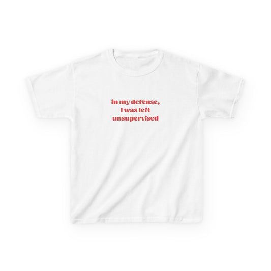 In My Defense I Was Left Unsupervised Baby Tee